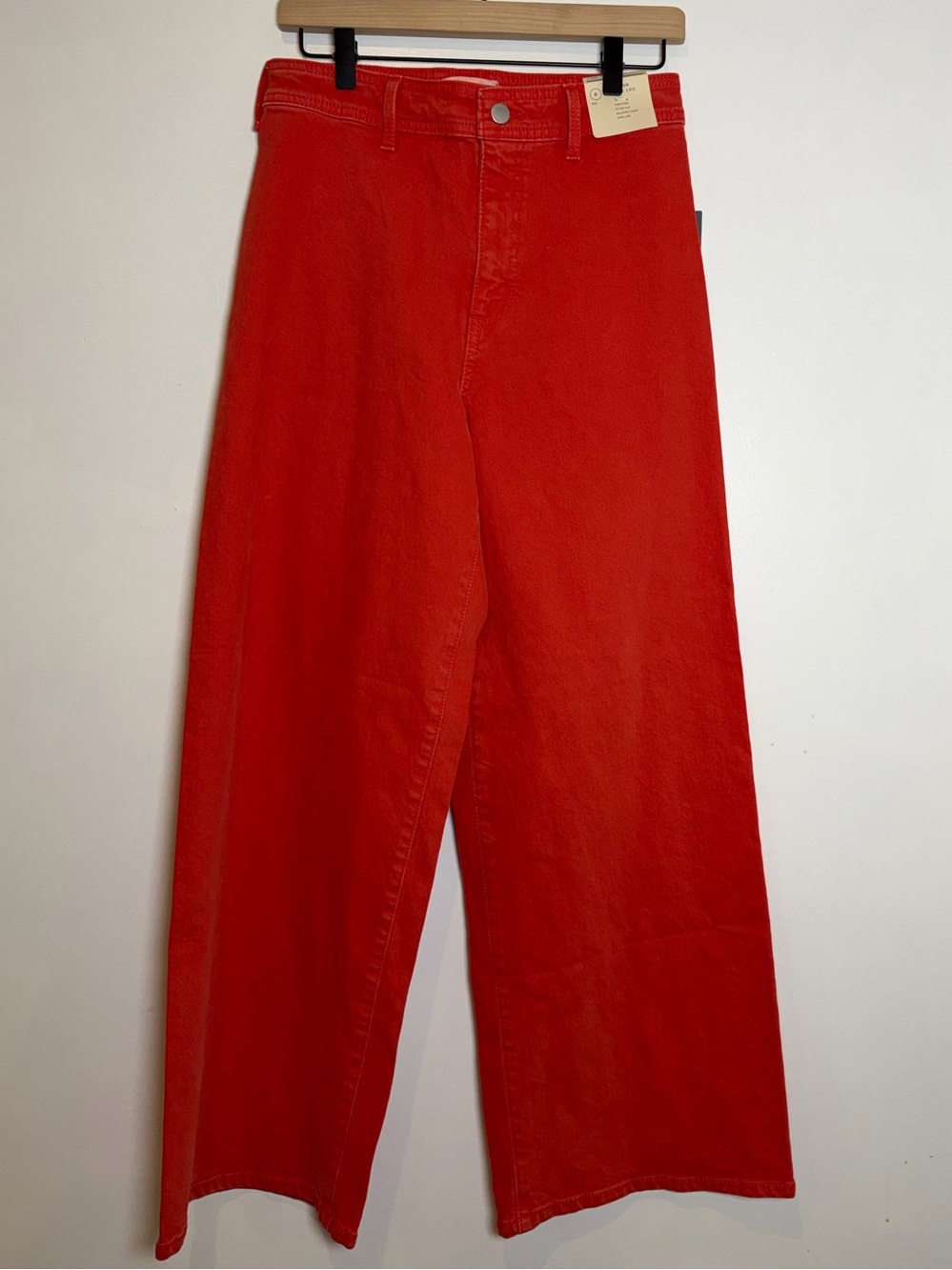 Universal Thread Wide-Leg Jeans in Vibrant Red